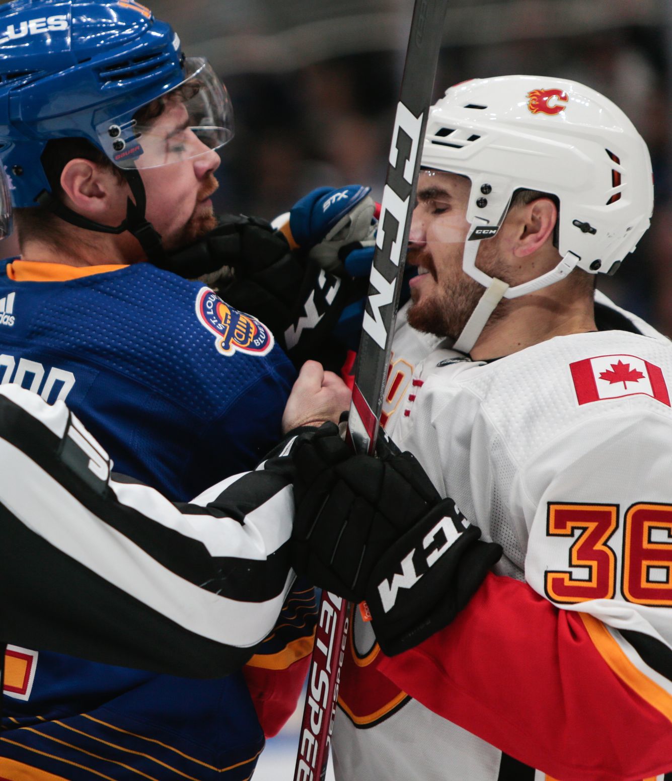 Blues take on Calgary Flames at the Enterprise Center